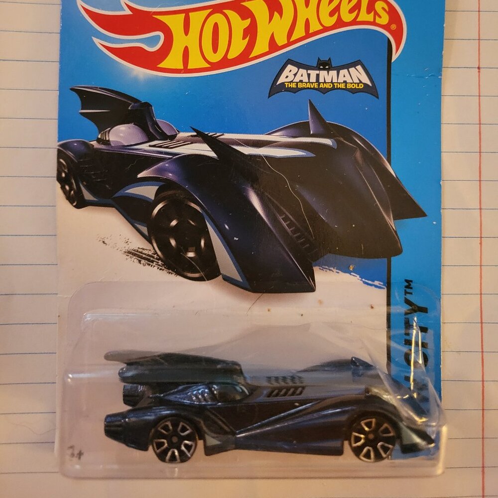 Hot Wheels HW City - 2015;  Batman Batmobile.  © 2013 -- ITEM #1473